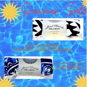 LOFT POOL TOWEL/ BEACH TOWEL 2-PACK